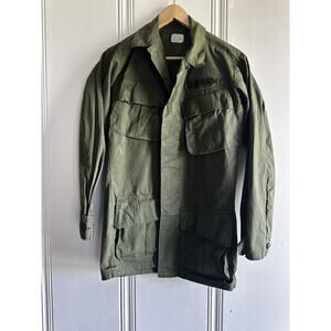 Vietnam Era US Army OG-107 Jungle Jacket XS R Ripstop 4th Pattern Military Coat